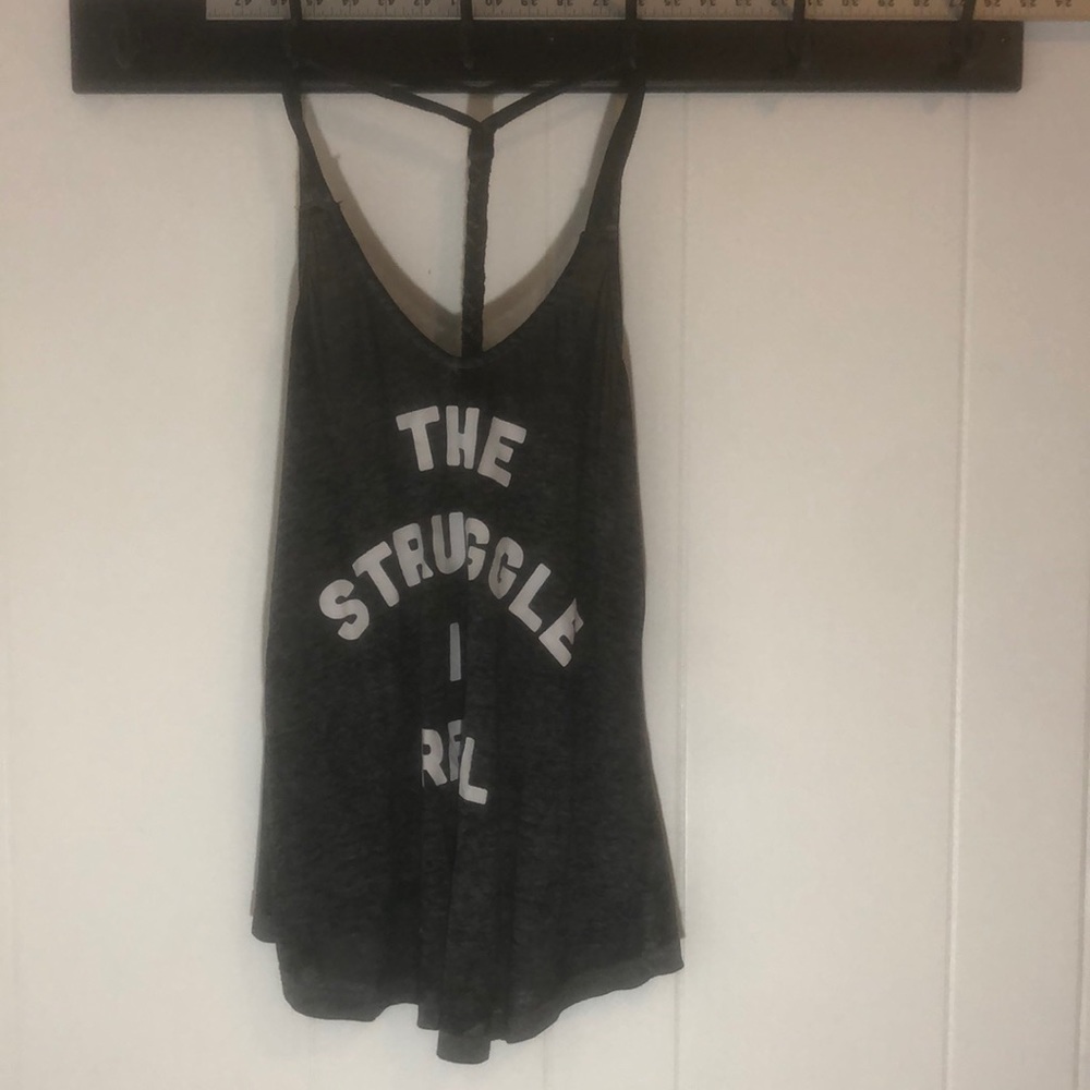 Burnout Graphic Tank